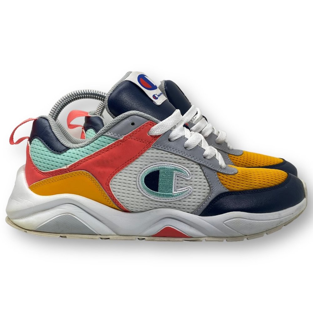 Champion Multicolor 93 Eighteen Size 10 Athletic Running Men Shoes Sneakers